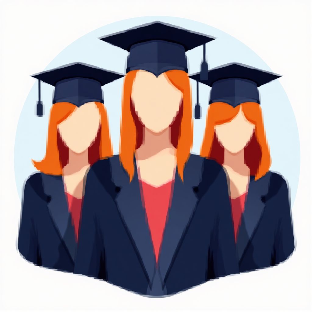 Icono de estudiantes graduados